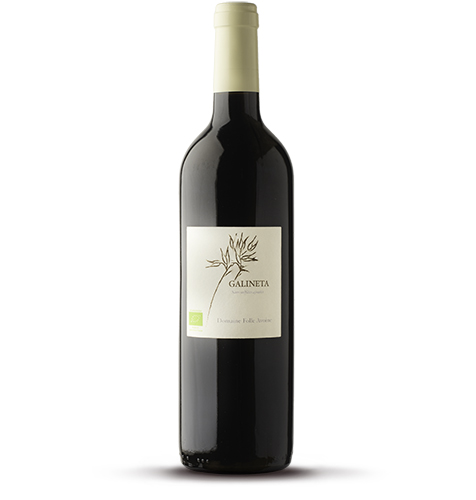 Organic sulfite-free red wine bottle