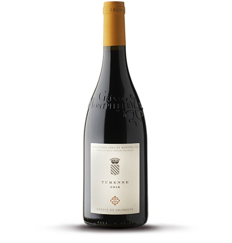 Bouteille de vin rouge BIO AOP Languedoc