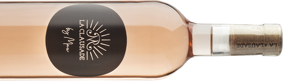 Bouteille de rosé la Clausade