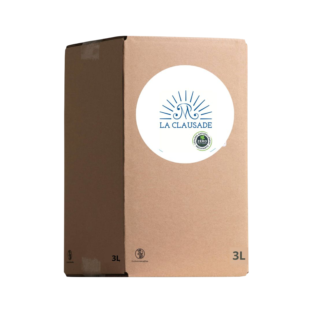 Cubi de vin rosé Bio